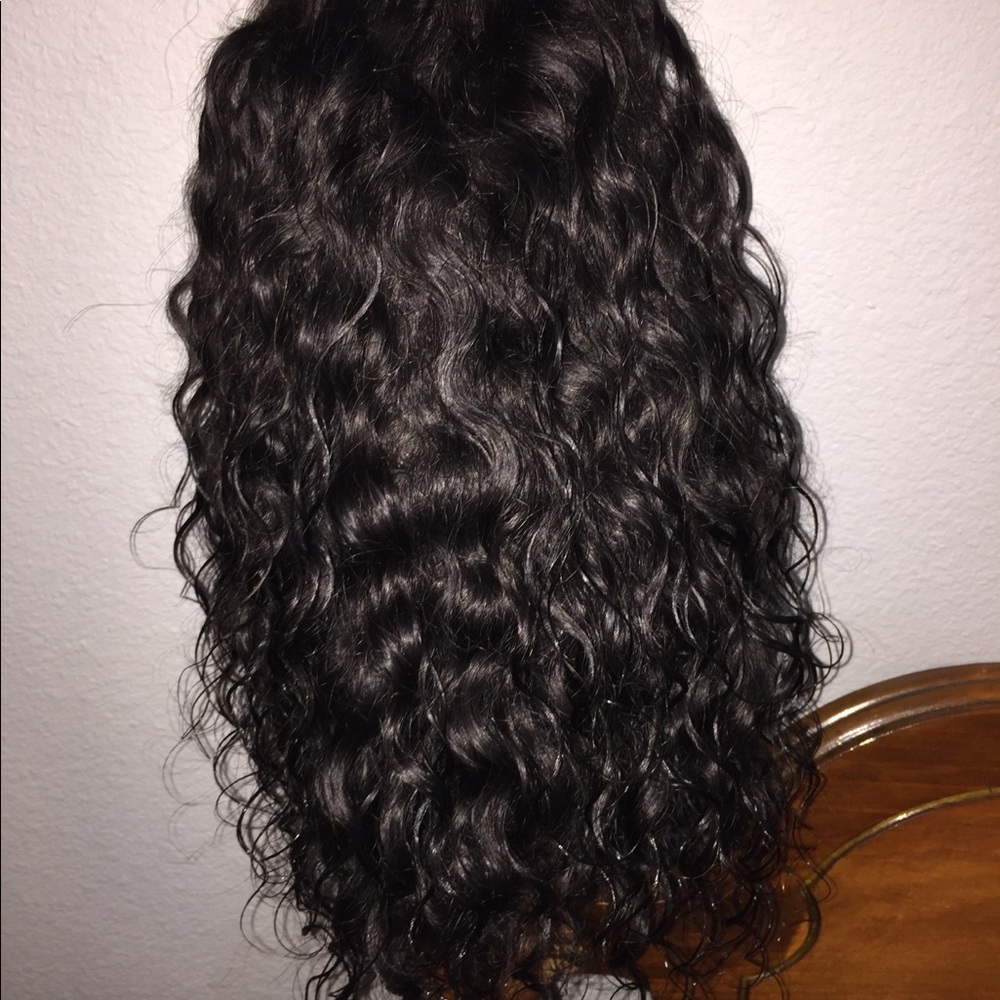 Human hair frontal wig 10 inches